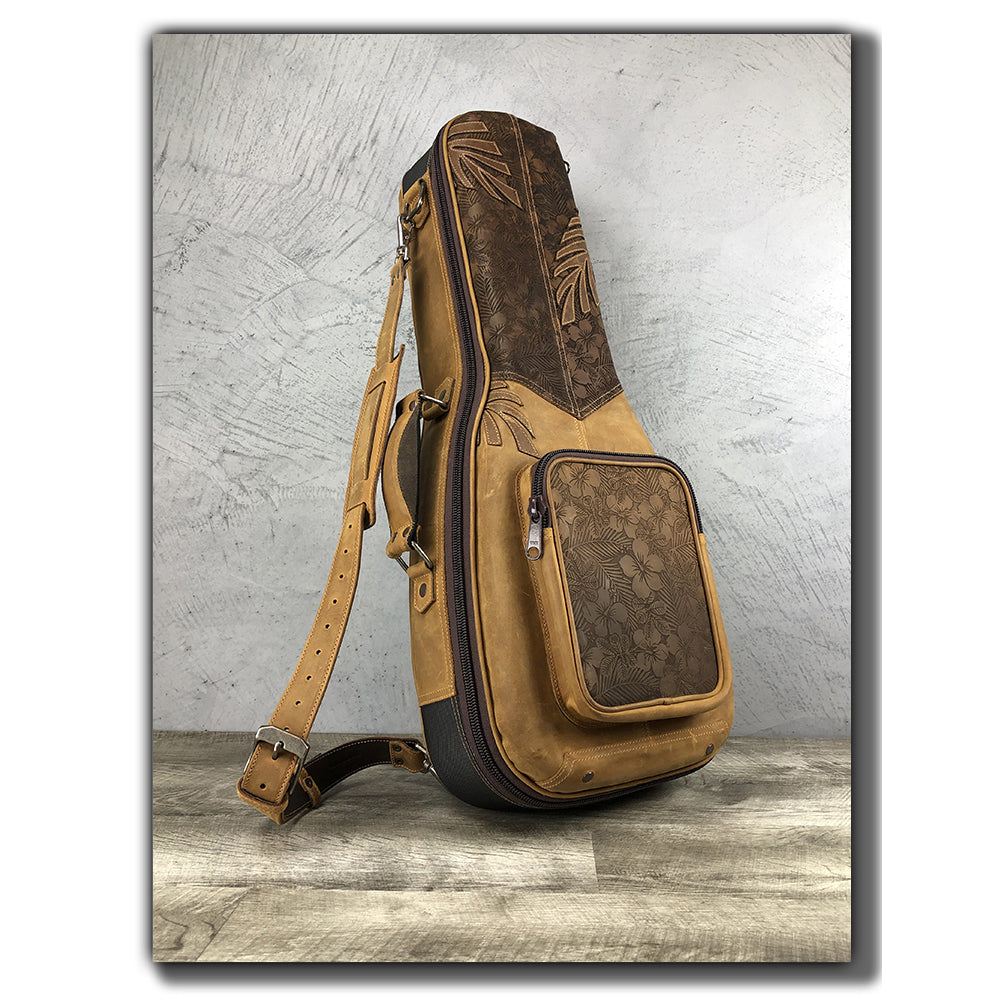 Anthology Gear Debuts Its Leather Ukulele Case "Iwi" at Winter NAMM 2019