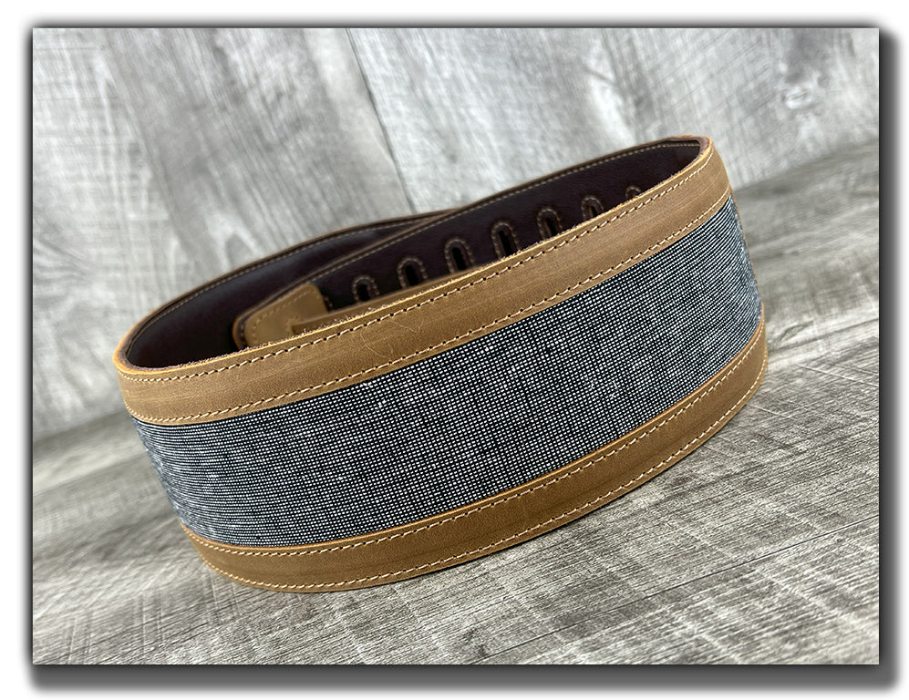 Zenith - Tobacco Leather Guitar Strap - Numbered Limited Edition