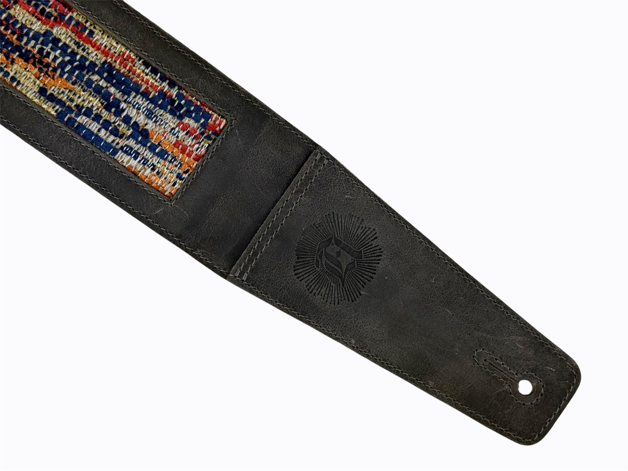 Ripple - Aged Steel Leather Guitar Strap - Numbered Limited Edition