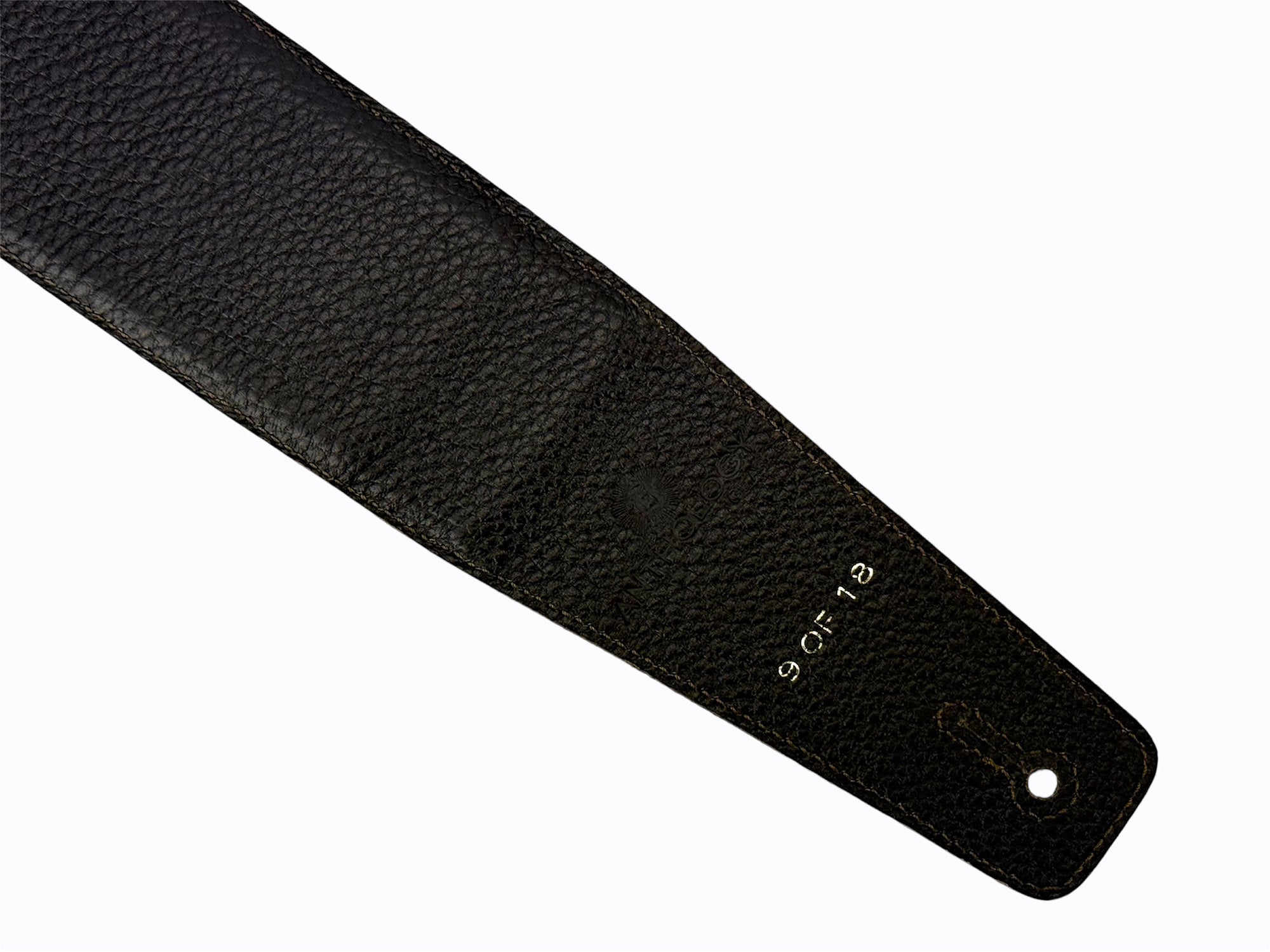 Ripple - Whiskey Brown Leather Guitar Strap - Numbered Limited Edition