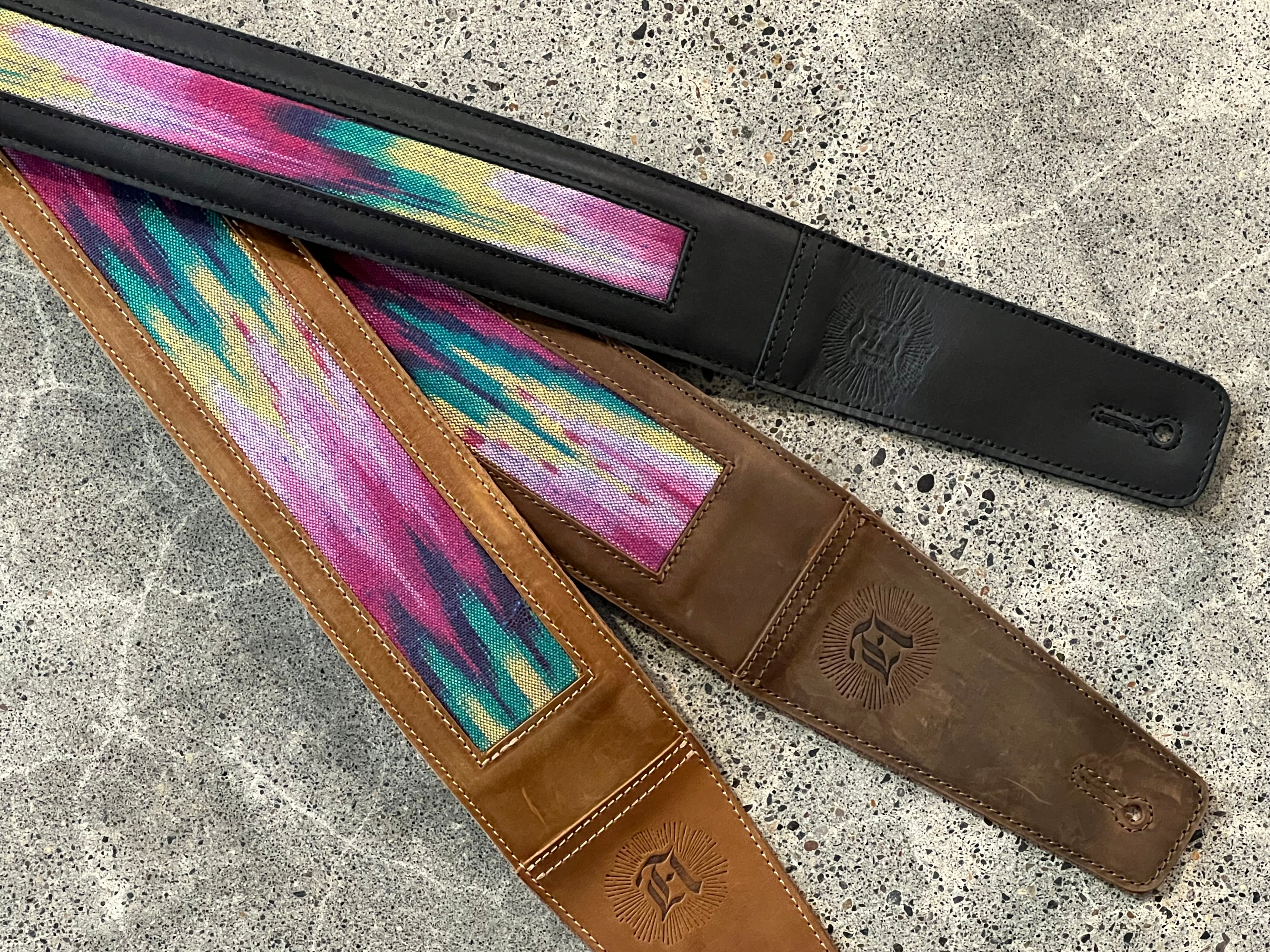 "Chromatica" Tie-Dye Guitar Straps