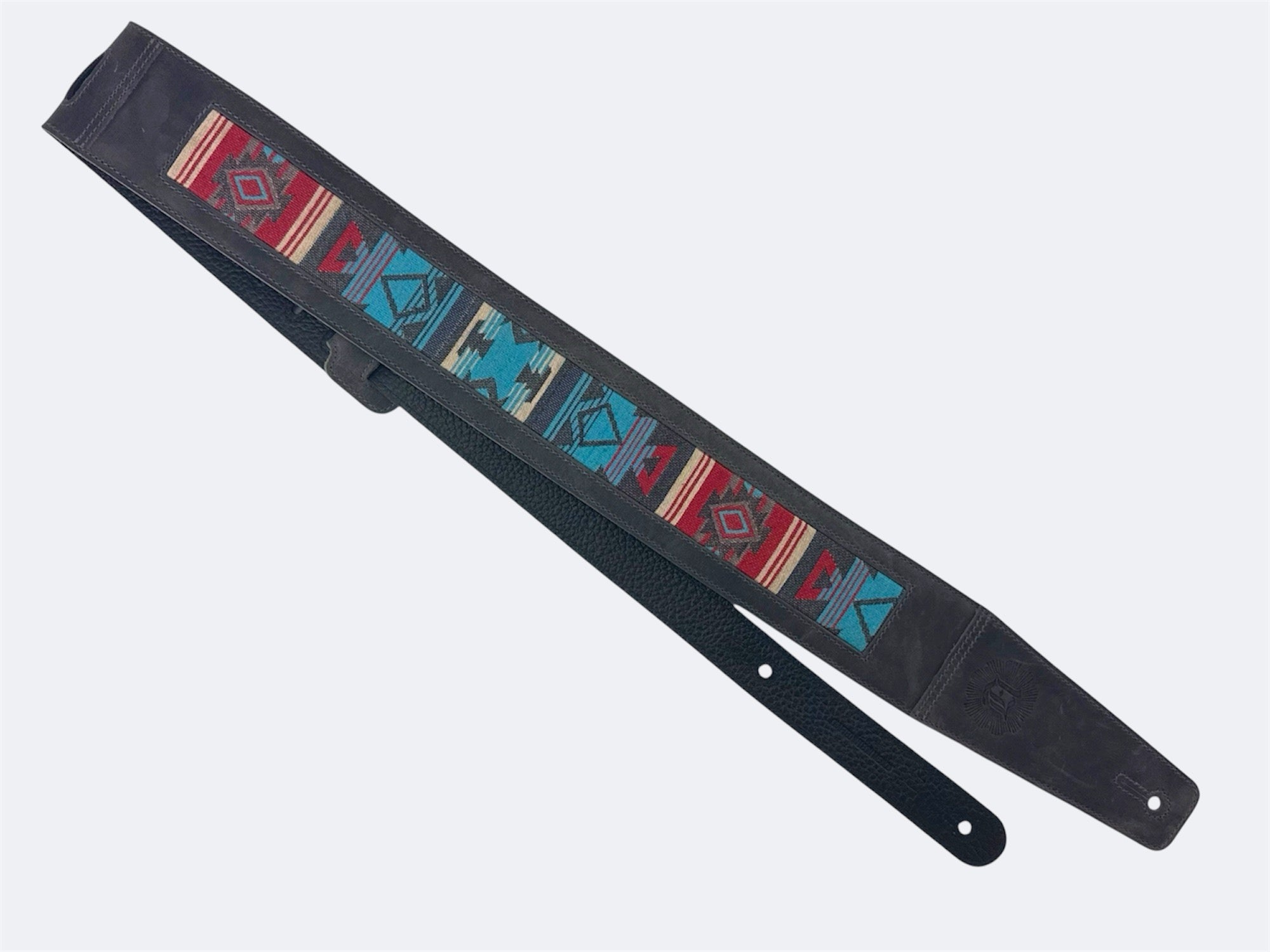 Crosswinds - Aged Steel Leather Guitar Strap - Numbered Limited Edition