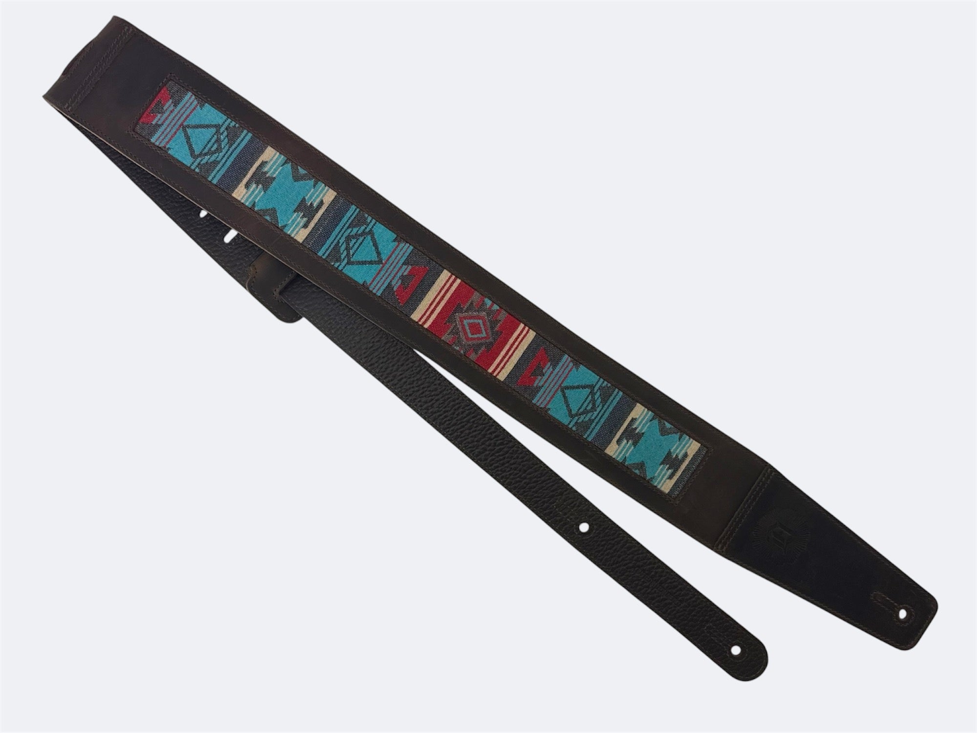 Crosswinds - Whiskey Brown Leather Guitar Strap - Numbered Limited Edition