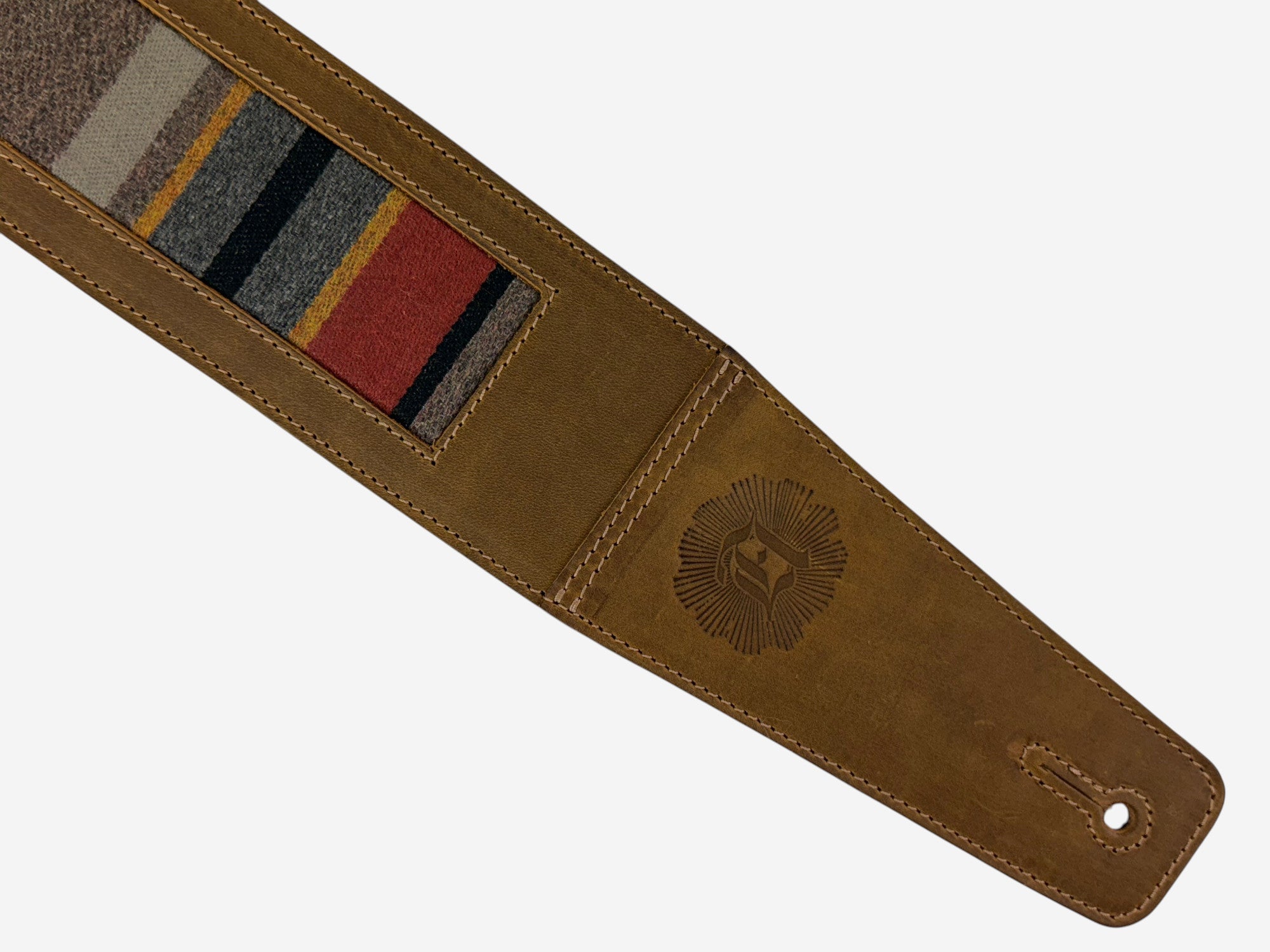 Base Camp - Tobacco Leather Guitar Strap - Numbered Limited Edition