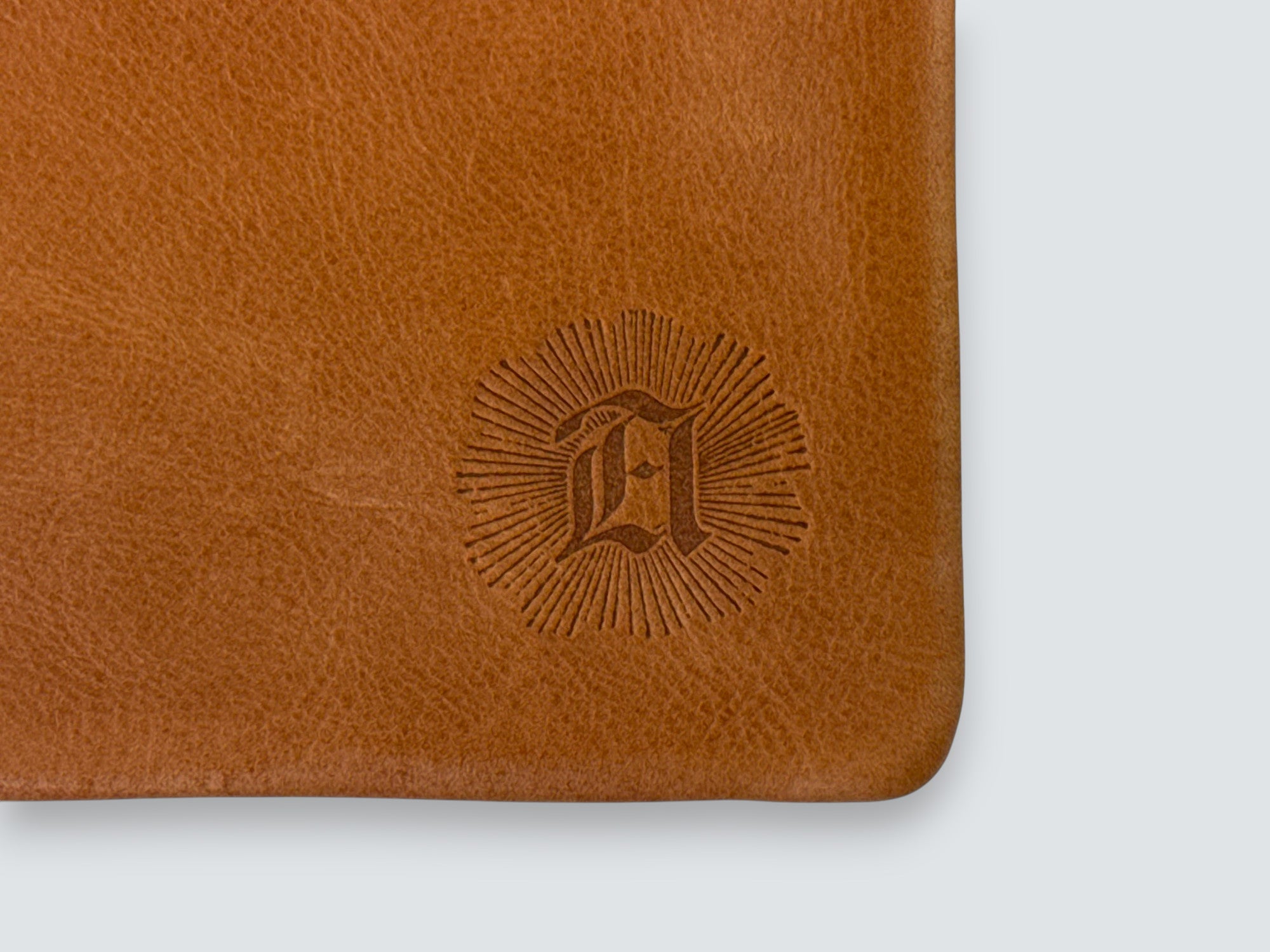 Leather Zipper Pouch - Pecan Vegetable-Tanned