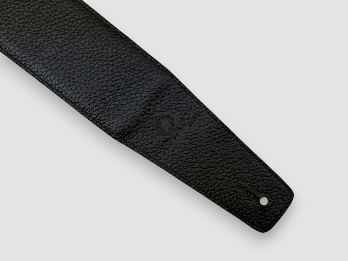 The Reticent - Relic Cognac Leather Guitar Strap