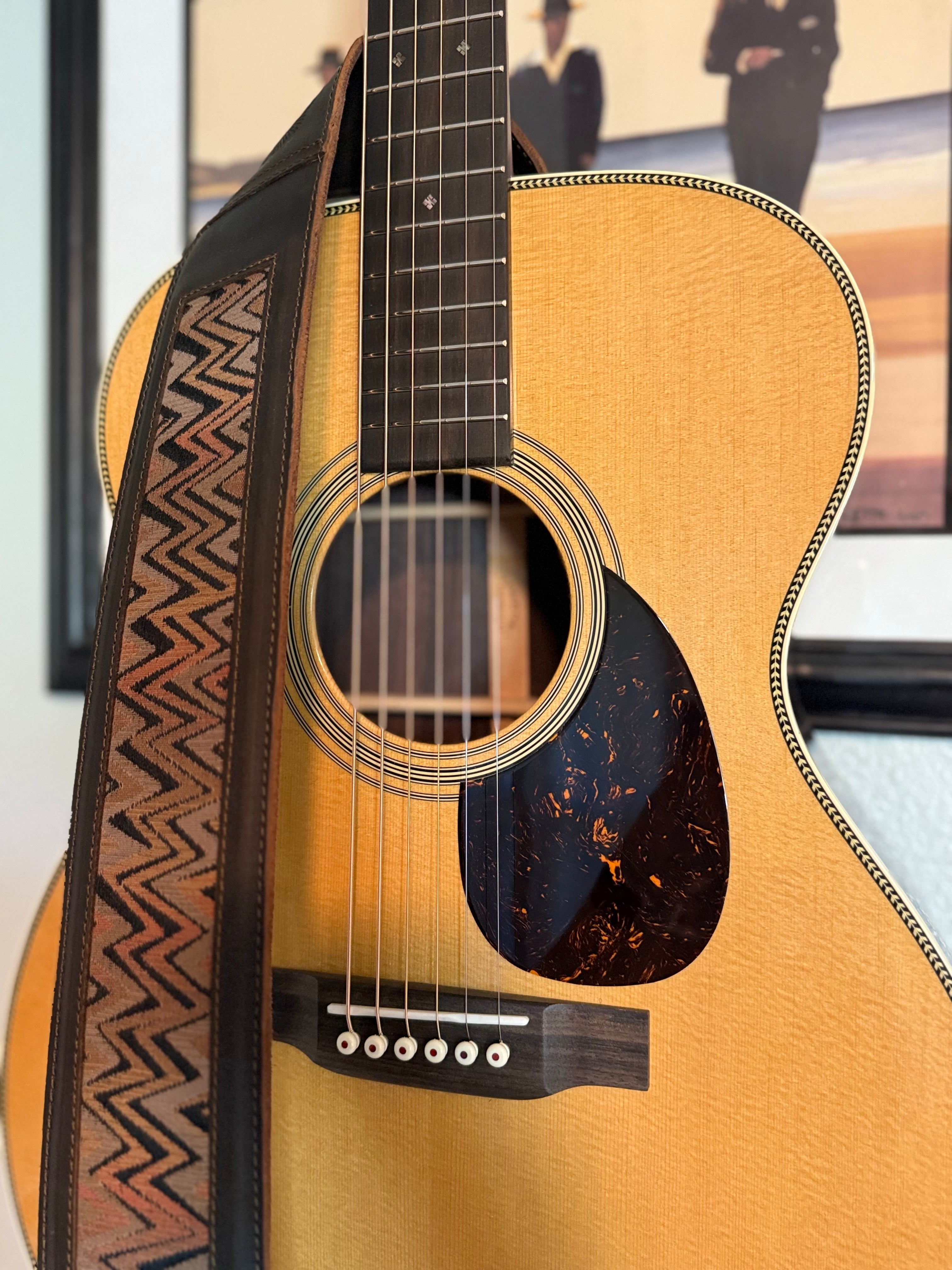Temperaments - Whiskey Brown Leather Guitar Strap - Numbered Limited Edition