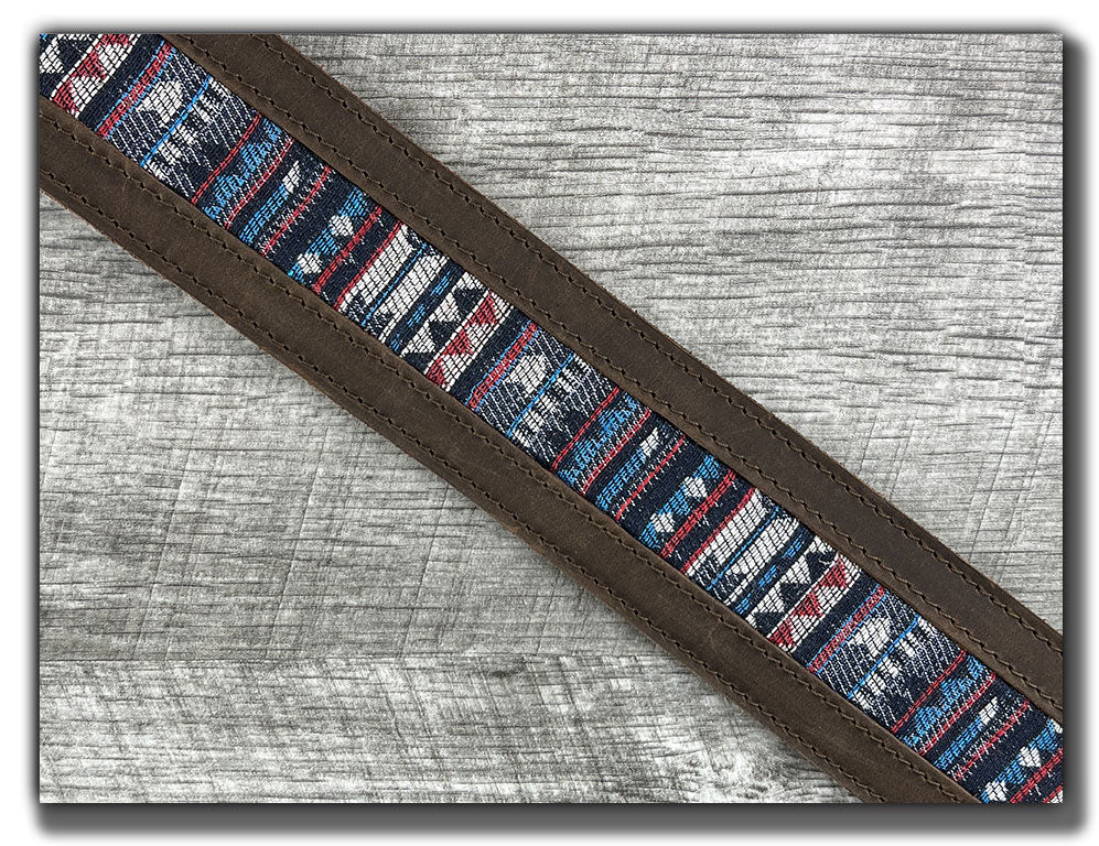 Americana - Whiskey Brown Leather Guitar Strap - Numbered Limited Edition
