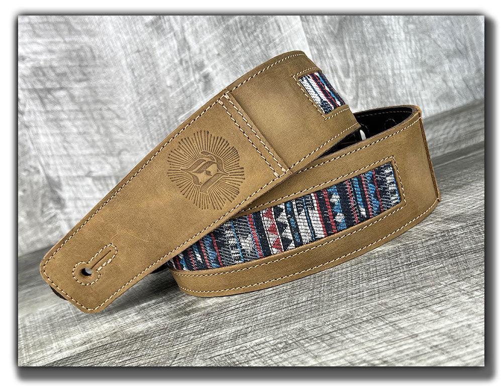 Americana - Tobacco Leather Guitar Strap - Numbered Limited Edition