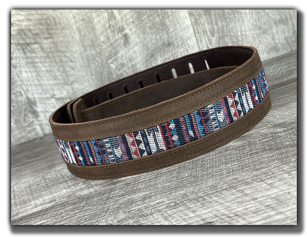 Americana - Whiskey Brown Leather Guitar Strap - Numbered Limited Edition