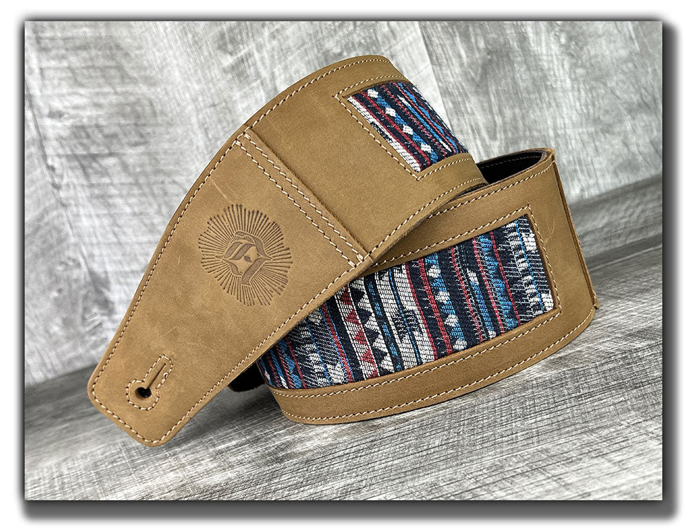 Americana - Tobacco Leather Guitar Strap - Numbered Limited Edition