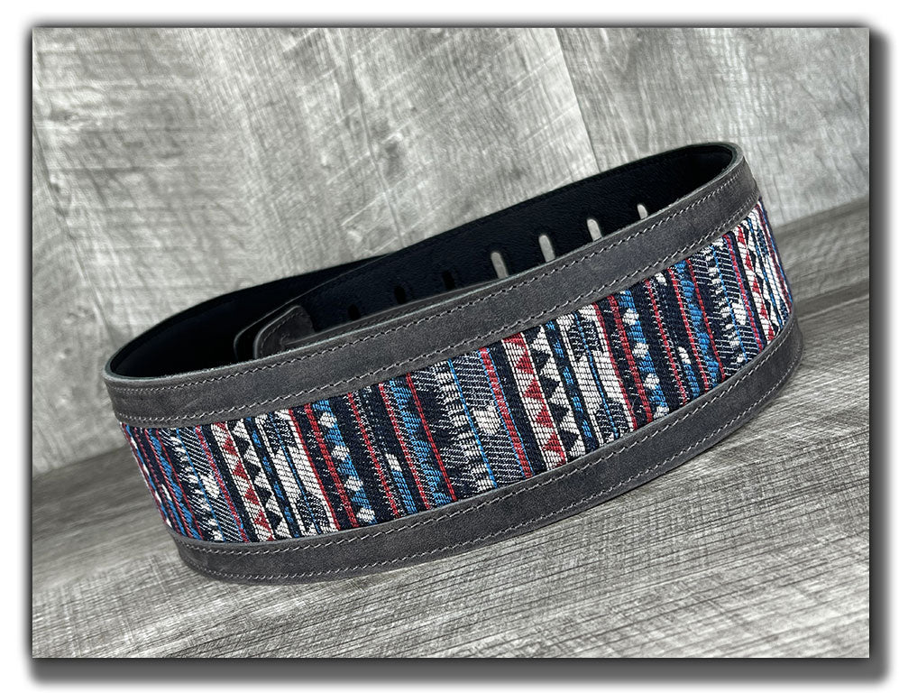 Americana - Aged Steel Leather Guitar Strap - Numbered Limited Edition