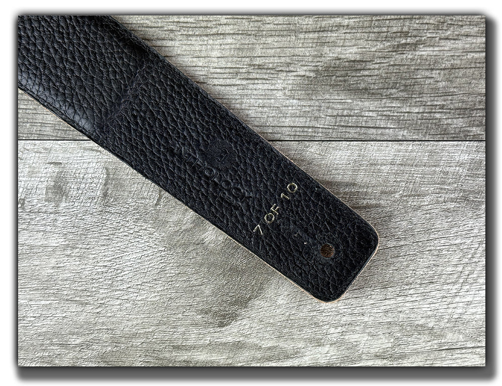 Frida - Pecan Veg Tan Leather Guitar Strap - Numbered Limited Edition