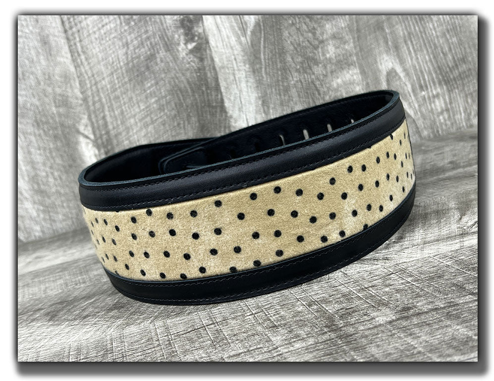 Winston - Carbon Black Leather Guitar Strap - Numbered Limited Edition