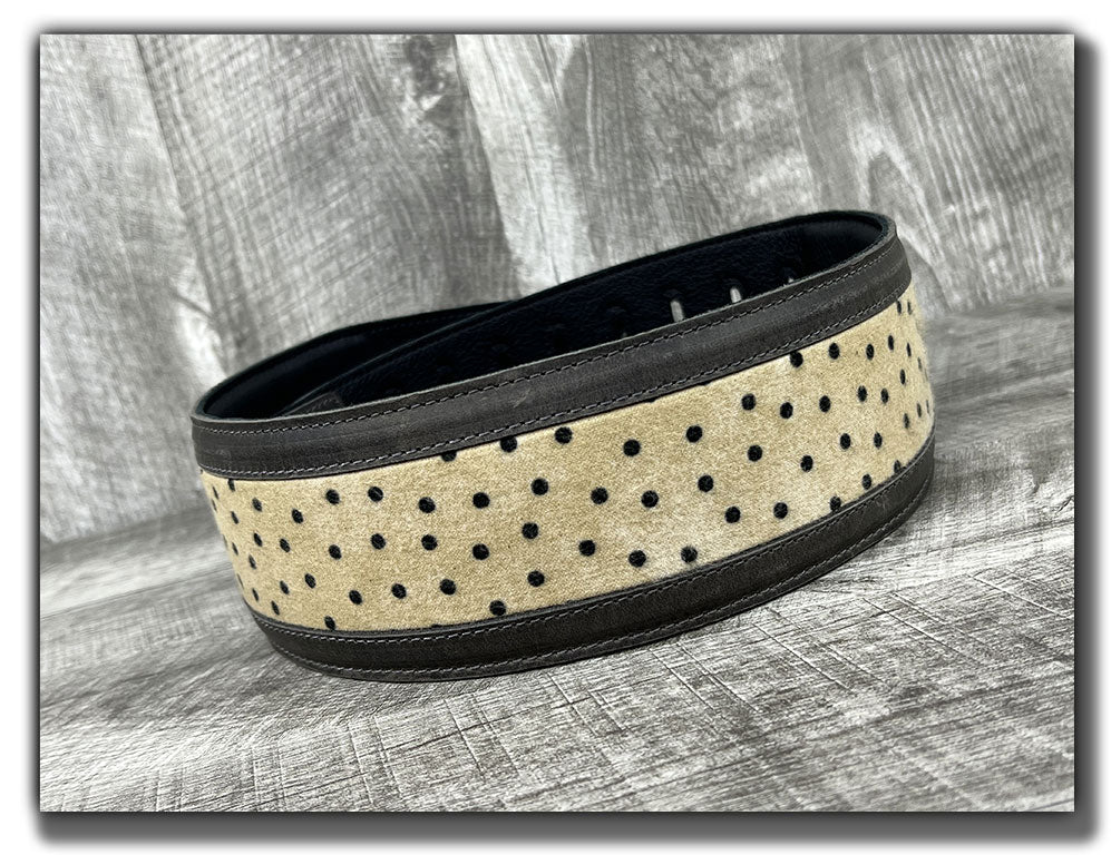 Winston - Aged Steel Leather Guitar Strap - Numbered Limited Edition