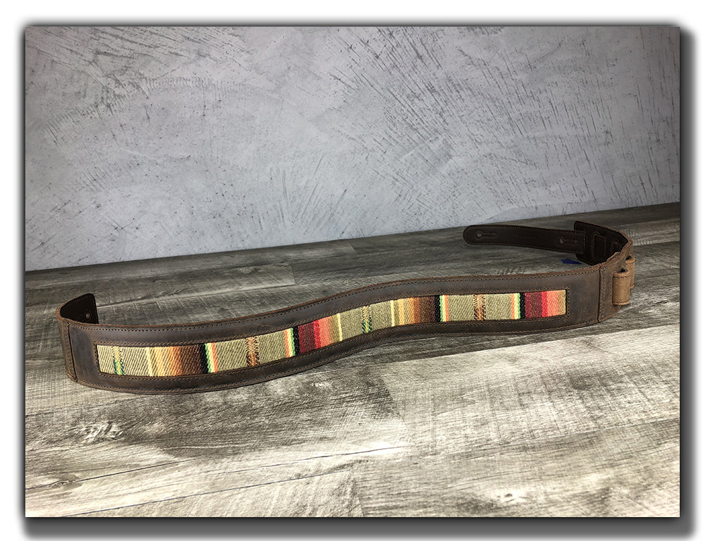 El Camino Whiskey/Saddle Leather Guitar Strap