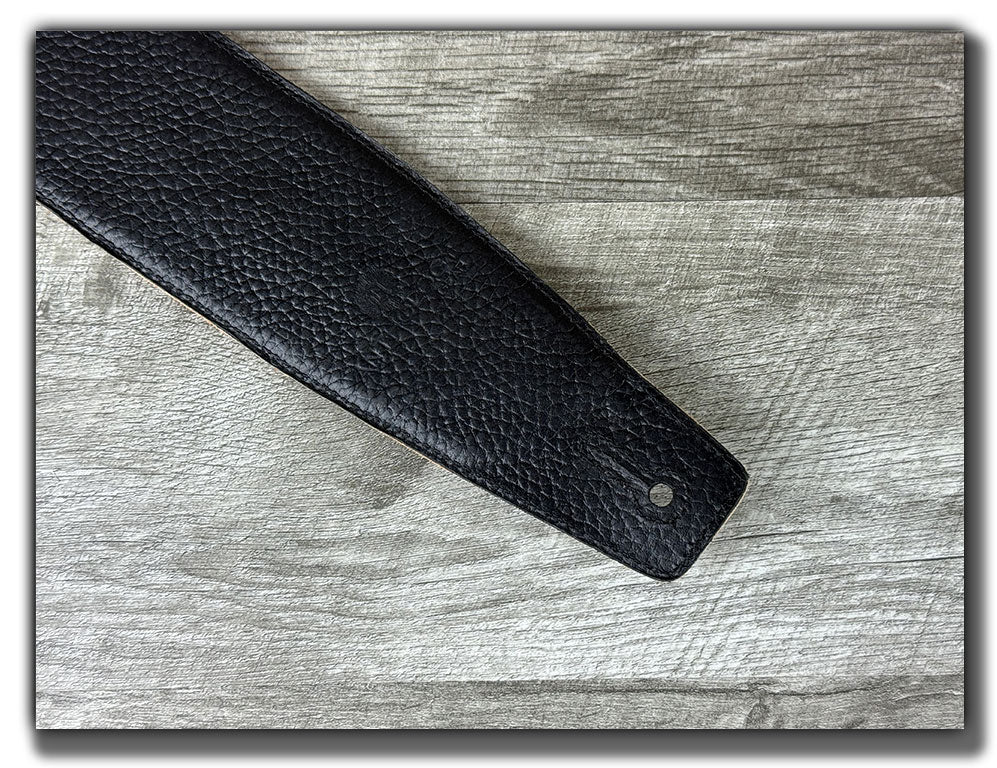 Overland - Pecan Veg Tan Leather Guitar Strap