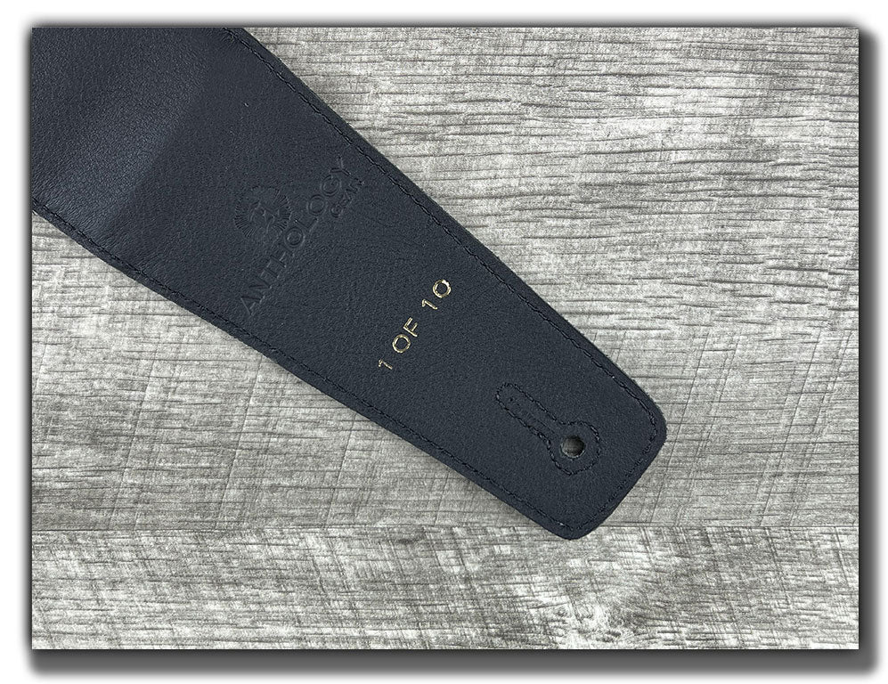 Painted Hills - Aged Steel Leather Guitar Strap - Numbered Limited Edition