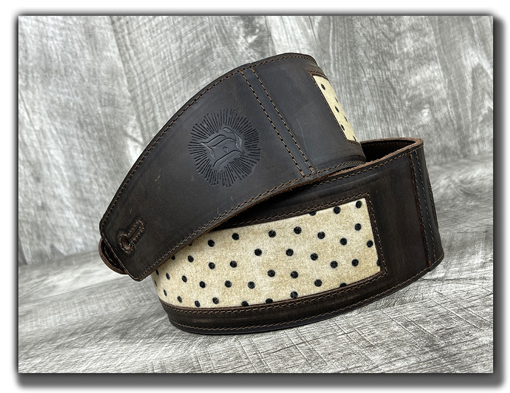 Winston - Whiskey Brown Leather Guitar Strap - Numbered Limited Edition