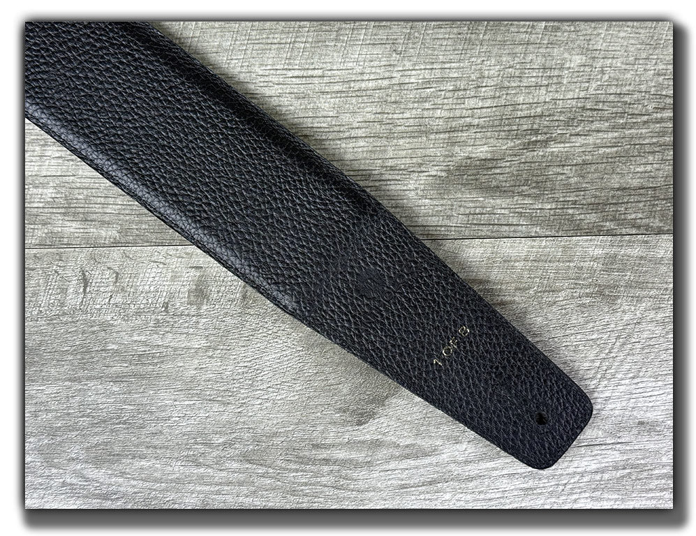 Thunderbird- Aged Steel Leather Guitar Strap - Numbered Limited Edition