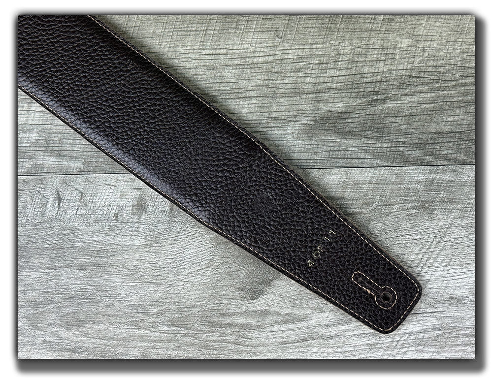 Thunderbird- Tobacco Leather Guitar Strap - Numbered Limited Edition