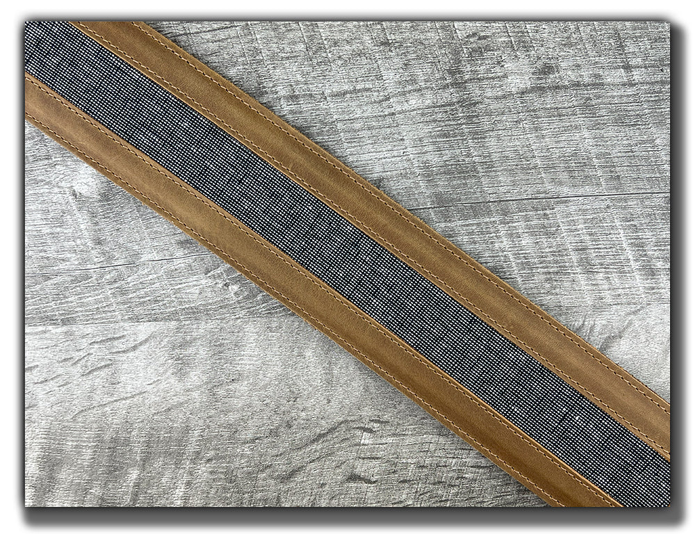 Zenith - Tobacco Leather Guitar Strap - Numbered Limited Edition