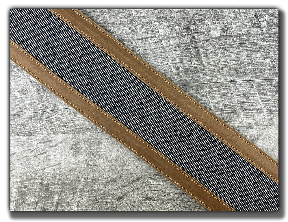 Zenith - Tobacco Leather Guitar Strap - Numbered Limited Edition