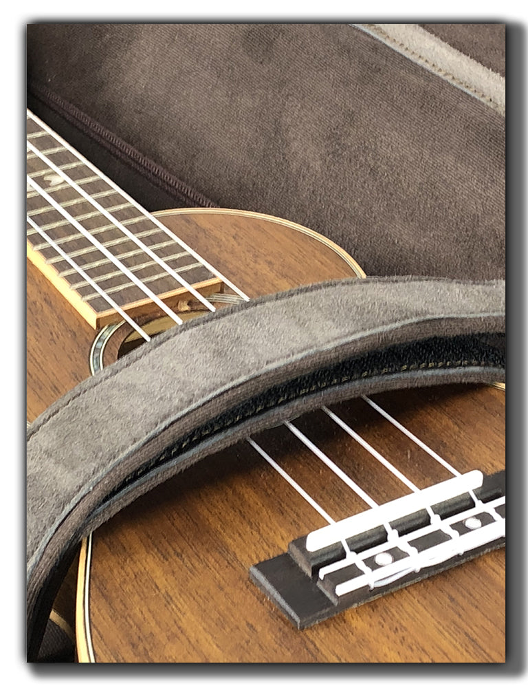 “Iwi” Leather Ukulele Case - Whiskey Brown