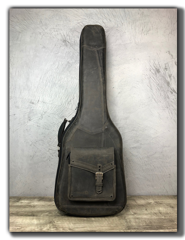 “The Revelator” Leather Guitar Case for Bass Guitars