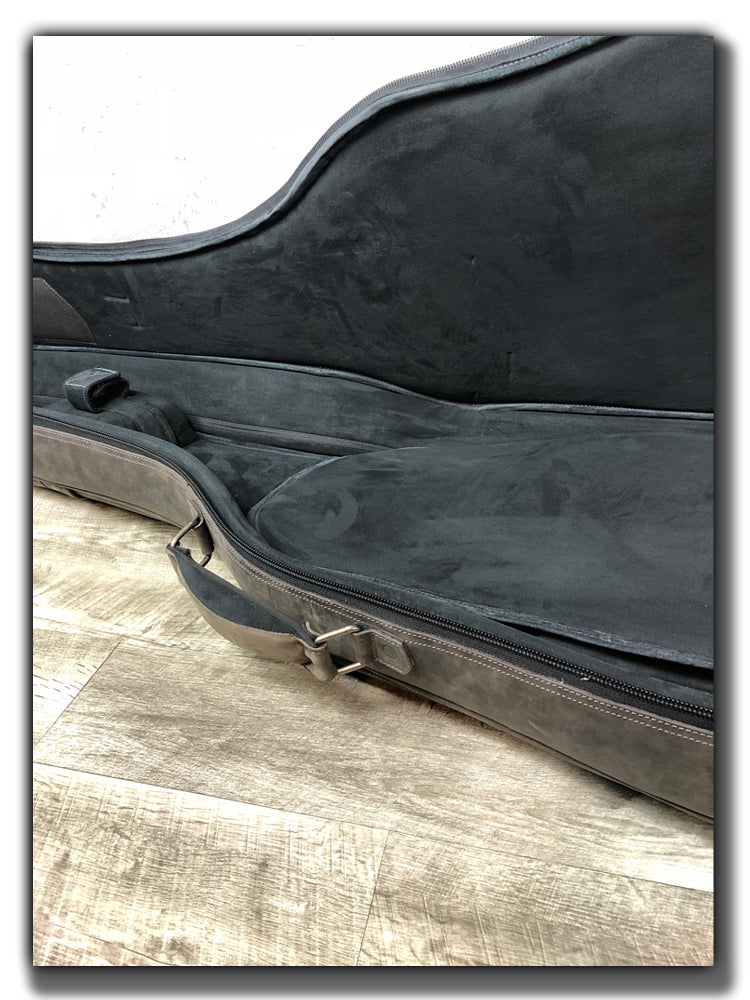 “The Revelator” Leather Guitar Case for Bass Guitars