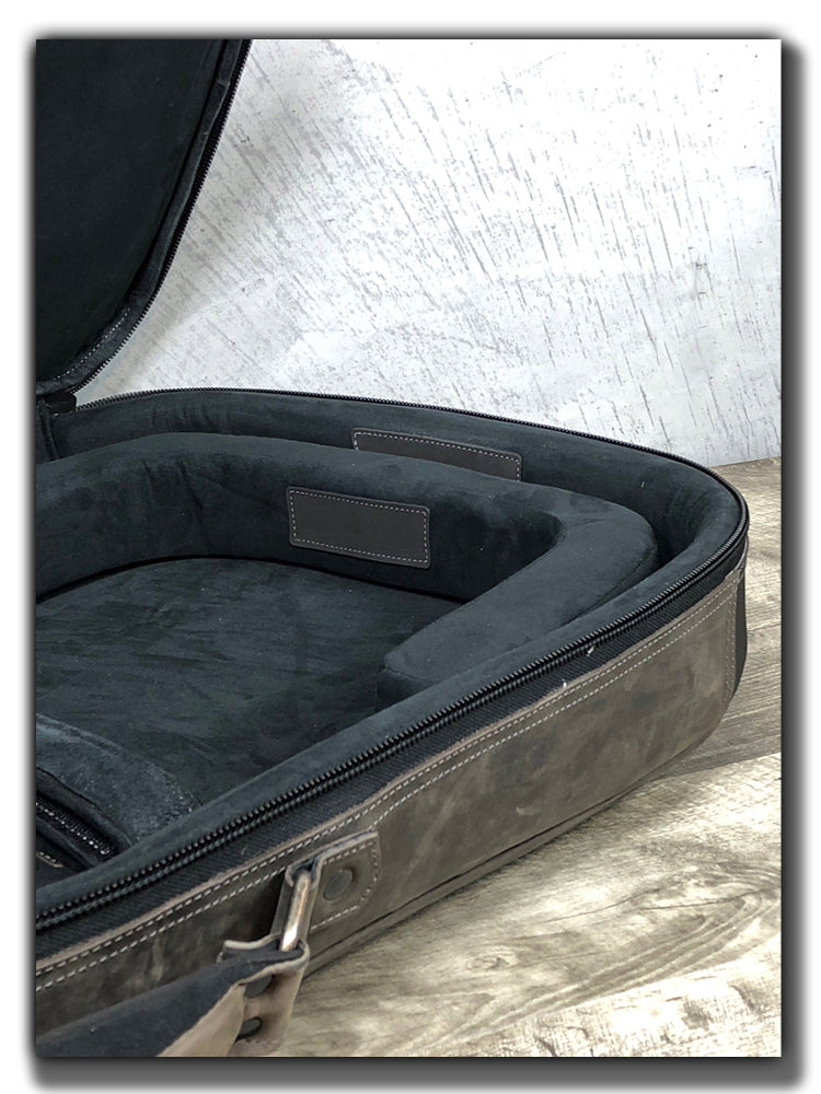 “The Revelator” Leather Guitar Case for Bass Guitars