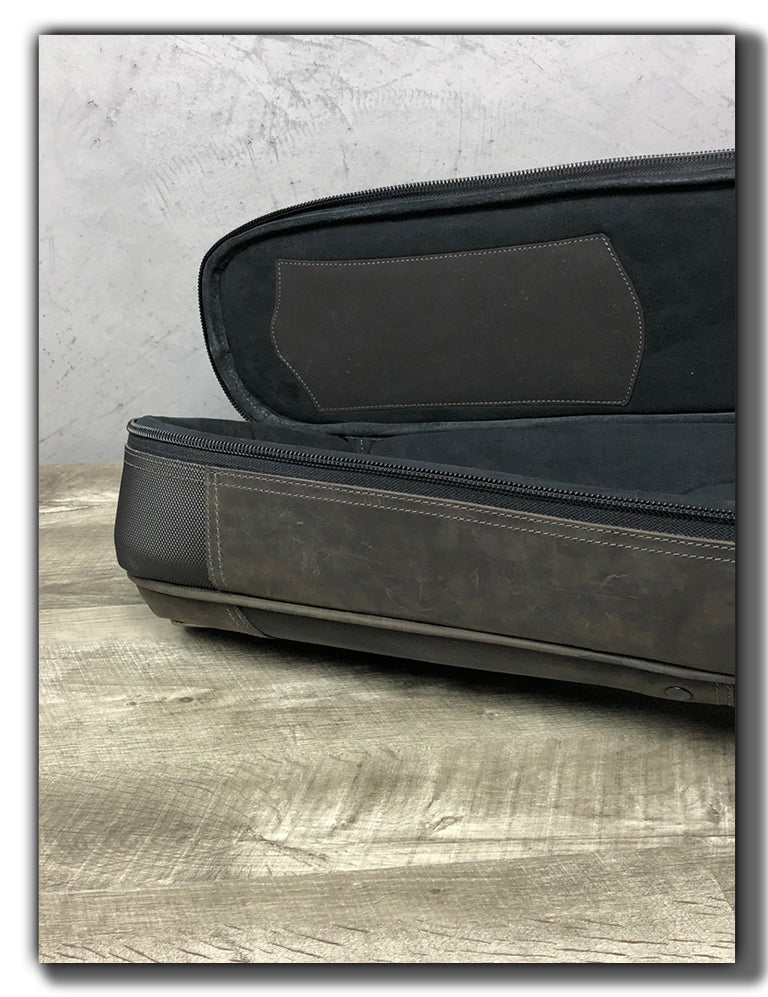 “The Revelator” Bass Guitar Case - Aged Steel