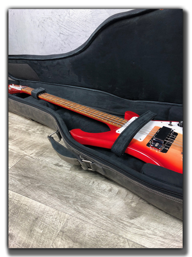 “The Revelator” Leather Guitar Case for Bass Guitars