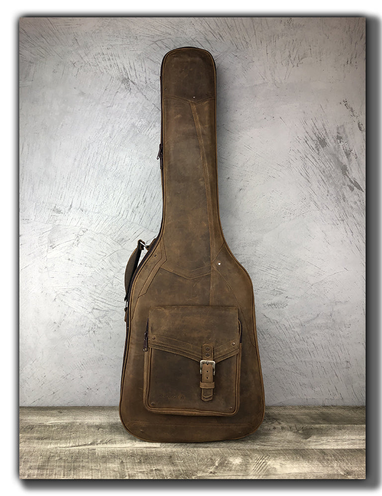 “The Revelator” Bass Guitar Case - Whiskey Brown