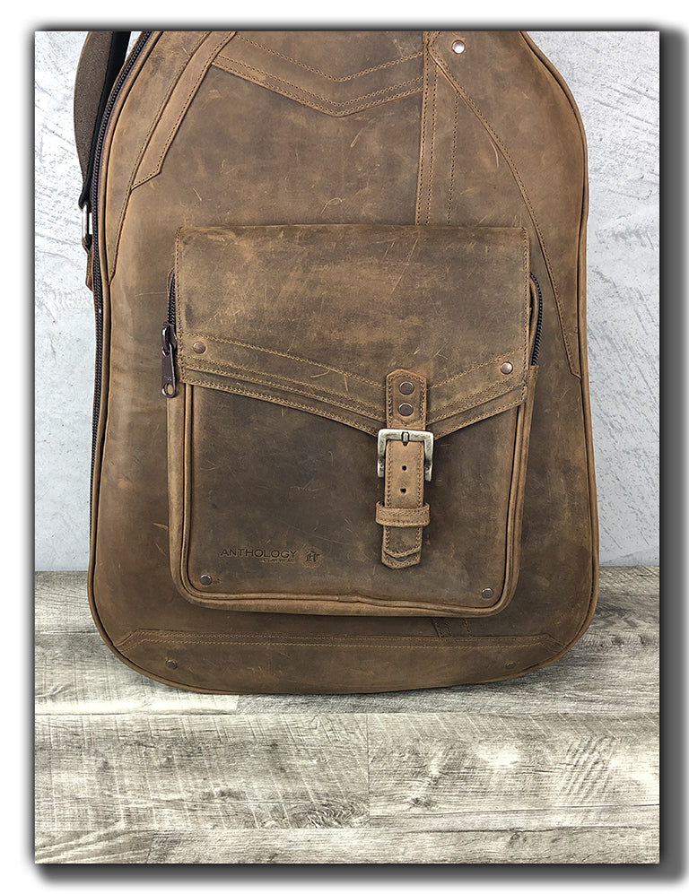 “The Revelator” Leather Guitar Case for Bass Guitars