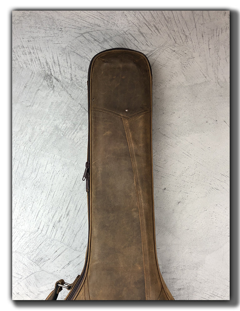 “The Revelator” Leather Guitar Case for Bass Guitars
