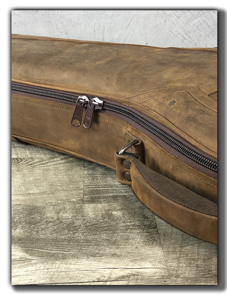 “The Revelator” Leather Guitar Case for Bass Guitars