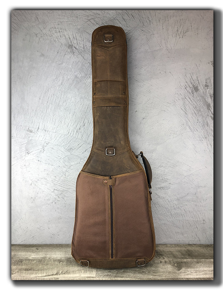 “The Revelator” Leather Guitar Case for Bass Guitars