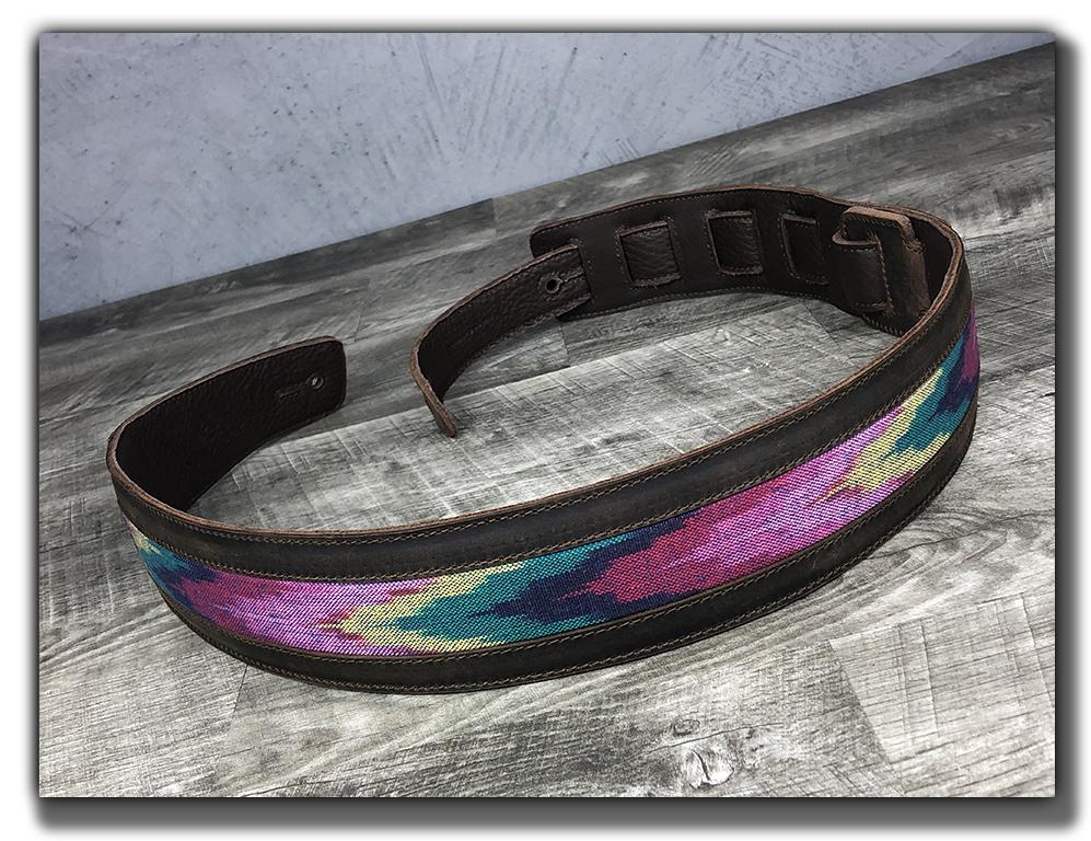 Chromatica - 2" Leather Guitar Strap