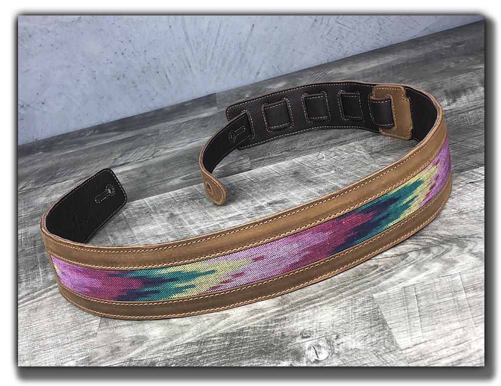 Chromatica - 2" Leather Guitar Strap