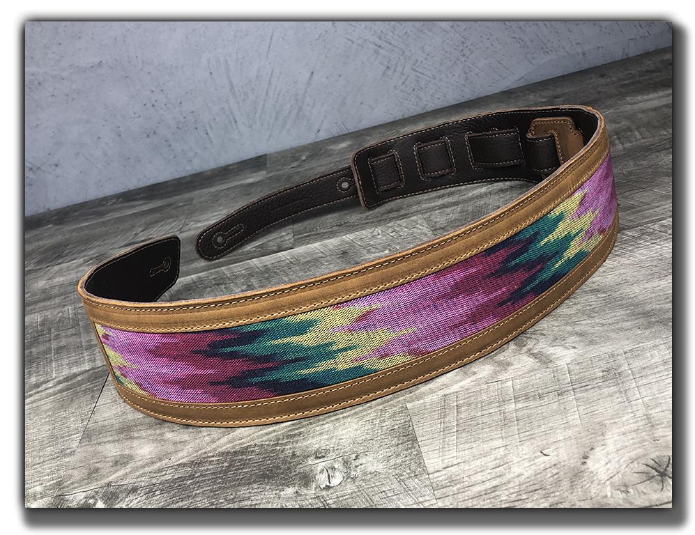 Chromatica - 3" Leather Guitar Strap