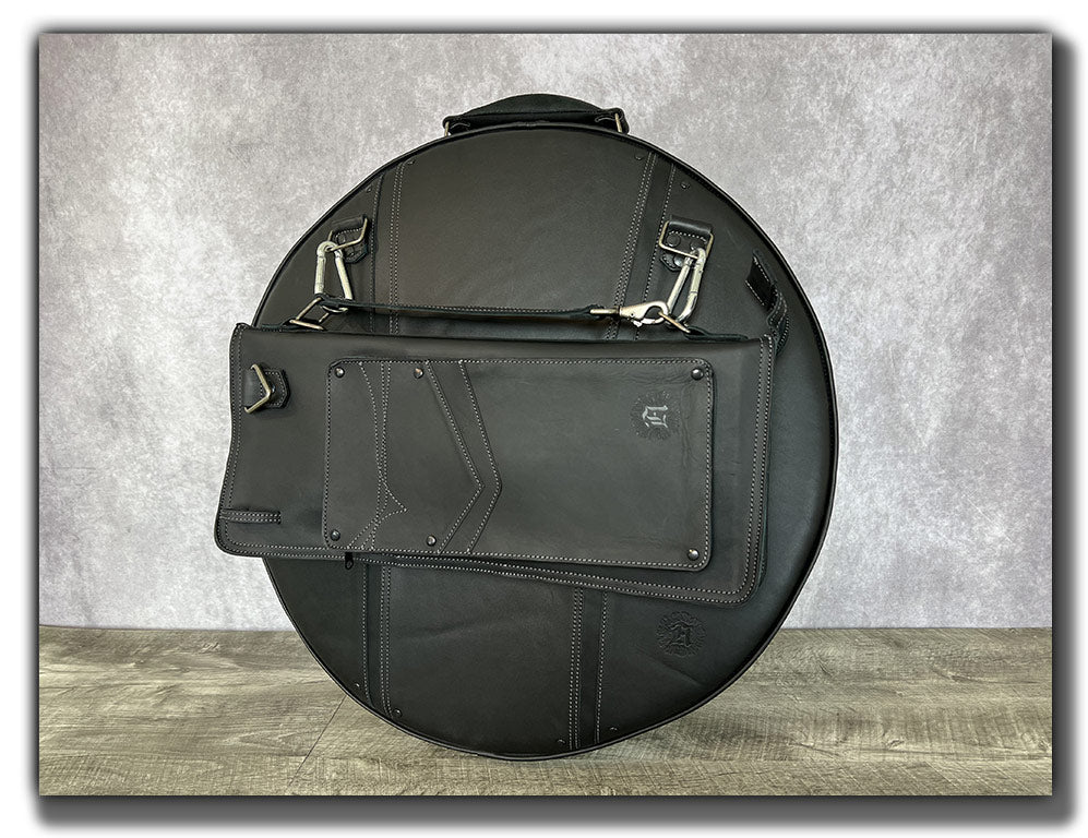 “The Seville” Cymbal Bag - Carbon Black