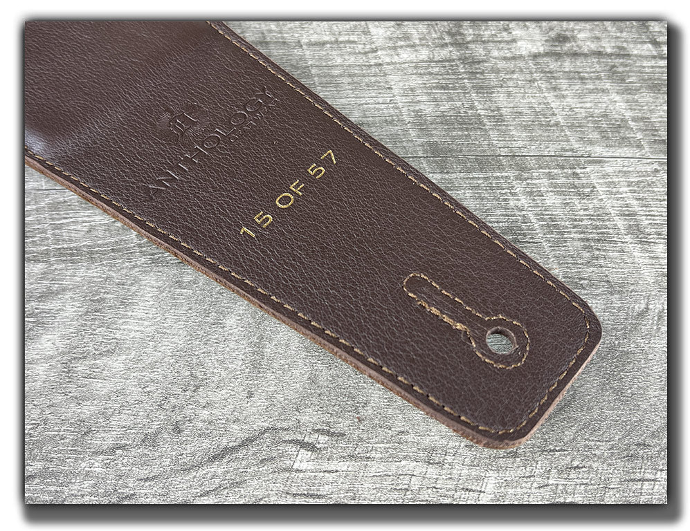 Buchanan - Tartan Plaid and Aged Steel Leather Guitar Strap - Numbered Limited Edition