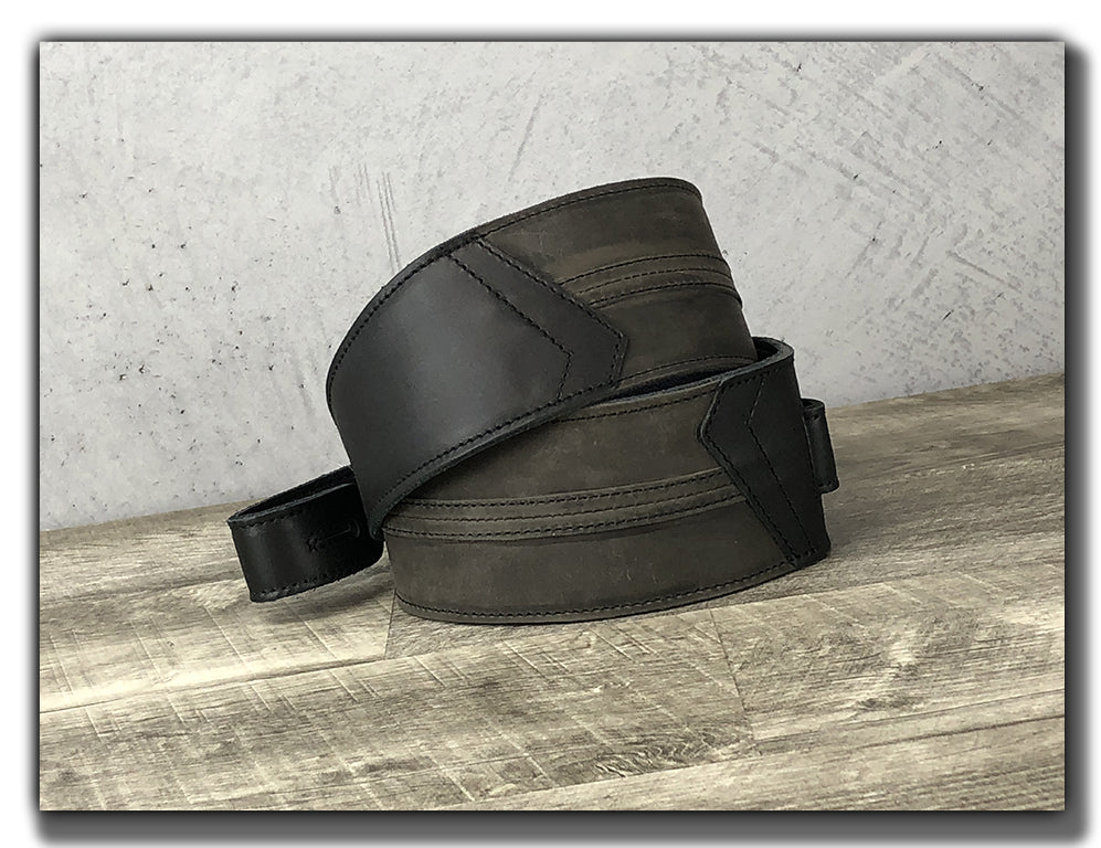 Full grain leather guitar strap hotsell