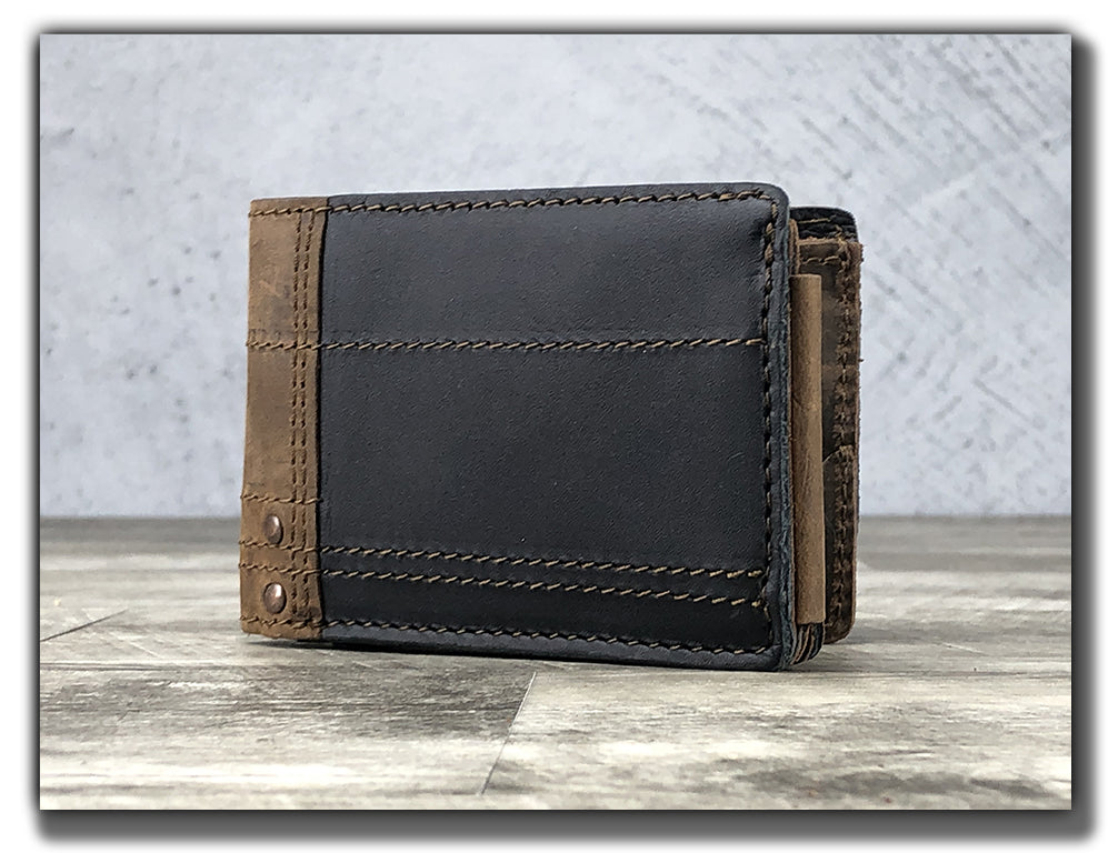 Bi-Fold Pick Wallet - Whiskey Brown