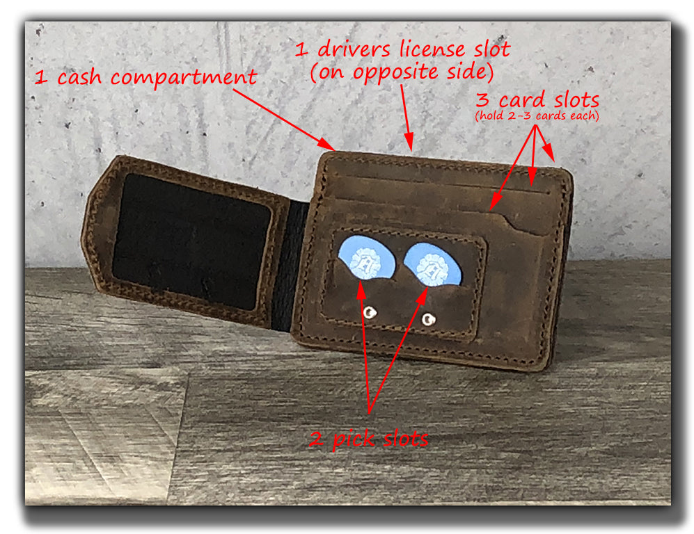 Compact Pick Wallet - Aged Steel