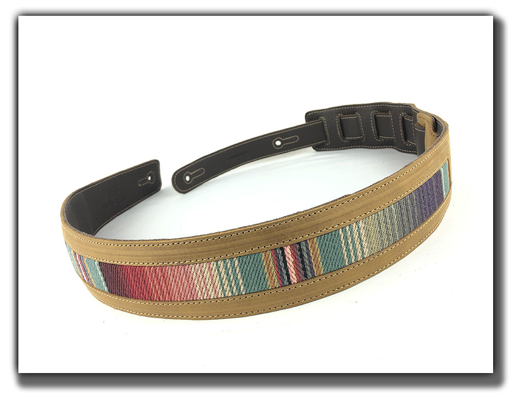 El Camino - Tobacco / Baja Leather Guitar Strap