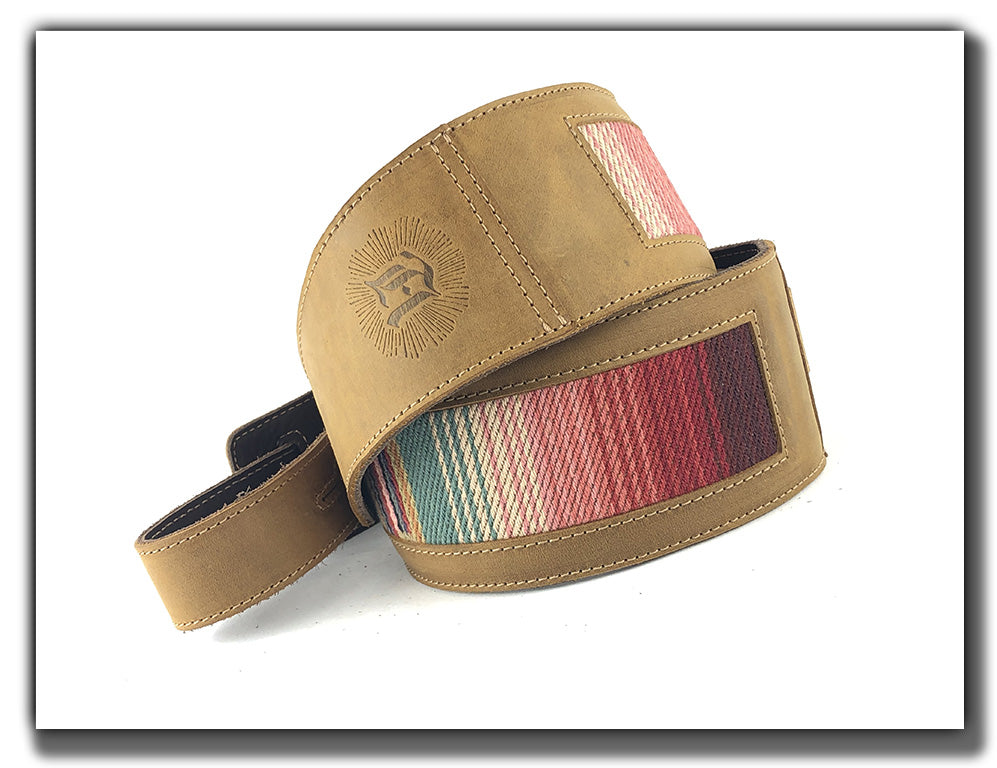 El Camino - Tobacco / Baja Leather Guitar Strap