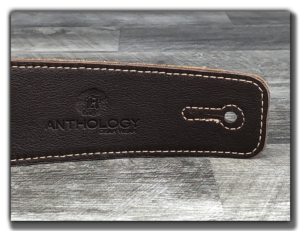 El Camino - Tobacco / Saddle Leather Guitar Strap