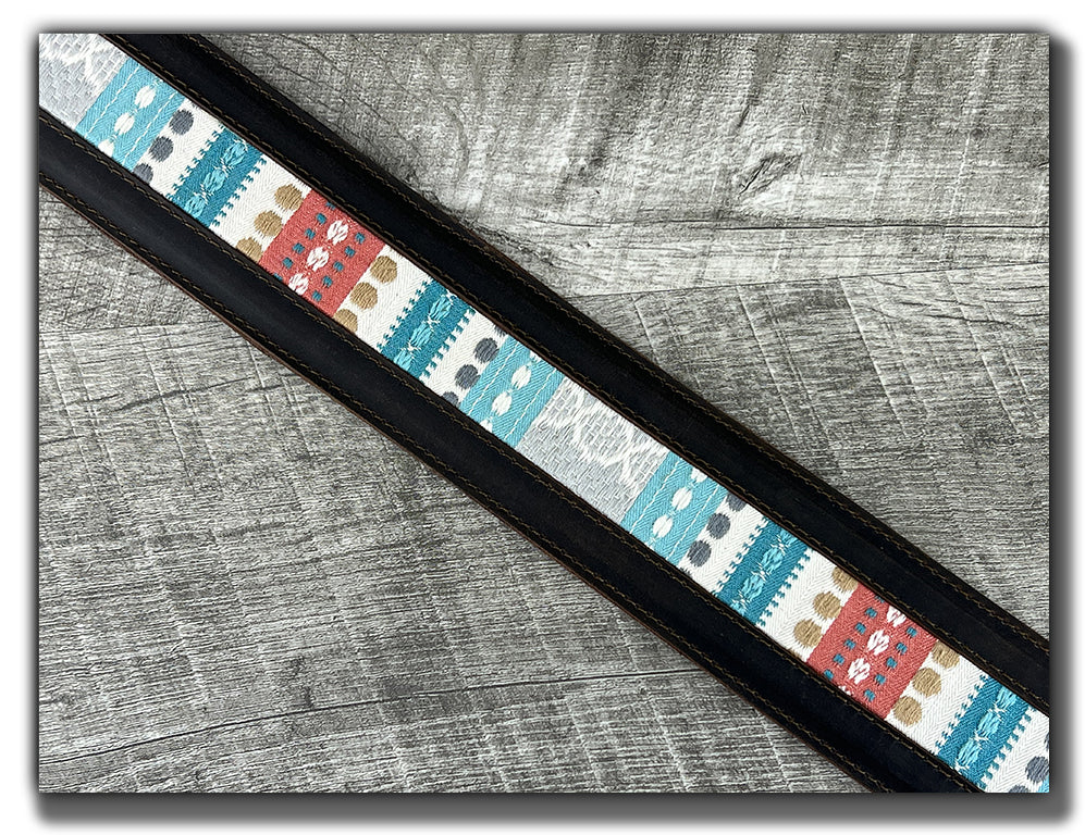 Hozho - Whiskey Brown Leather Guitar Strap - Numbered Limited Edition